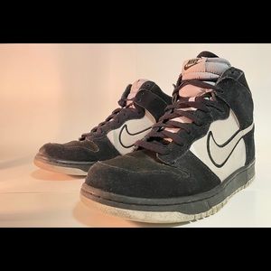 Nike dunk high reflective black
